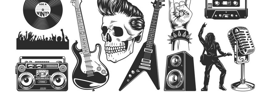 stickers rock musique